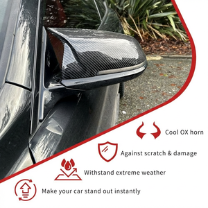 Copertura Specchietto in Vera Fibra di Carbonio per BMW F20 F21 F22 F30 F31 F32 F36 F87 E84 X1 M2 M3 Serie 1 2 3 4 Stile M Ricambio Calotta LHD - Product Image 2