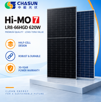 Panneau solaire LONGi LR8-66HGD-620M 620W Hi-MO 7 à 23,0 % d'efficacité, bifacial, double vitrage, HPDC, module photovoltaïque haute puissance pour les utilités