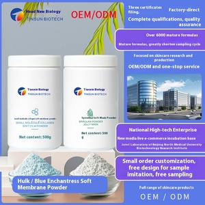 OEM Traitement Salon de Beauté <span class=keywords><strong>Hulk</strong></span> Spiruline <span class=keywords><strong>Film</strong></span> Doux Poudre Bleu Démon Ji Petite Molécule Collagène Masque Visage Hydratant - Product Image 1