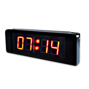 Zhong Xiao Xiao Mini 1インチ4桁<span class=keywords><strong>LED</strong></span>デジタルタイマー屋内壁取り付けカウントダウン多機能アルミ合金タイマー - Product Image 1