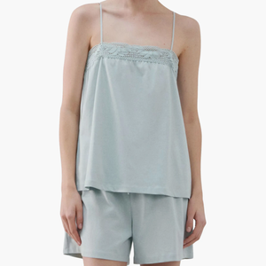Conjunto de Pijama Corto para Mujer, Estilo Europeo y Americano, Holgado y Cómodo, Ropa de Dormir de Verano, Ropa de <span class=keywords><strong>Casa</strong></span> para Mujer - Product Image 1