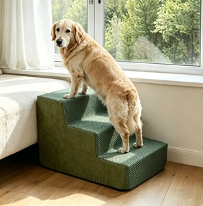 Pet Staies Luxury Modern Eco-Friendly Indoor Pet Climbing Ladder <b>Sofa</b> Bed Sponge Steps Removable Washable - Product Image 4