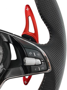 Paleta de coche para <span class=keywords><strong>Skoda</strong></span> RS MK4 A8 <span class=keywords><strong>Octavia</strong></span> <span class=keywords><strong>Scout</strong></span> 2021 2022 Karoq Kodiaq Scala extensión de volante de coche palanca de cambios DSG pegatinas - Product Image 5