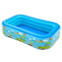 Piscine gonflable portable en gros, piscine gonflable pliable en PVC, piscine gonflable portable pour enfants pour la maison