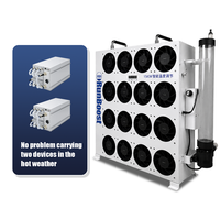 15KW Radiator Pendingin Cair Berkualitas Tinggi Multi-perangkat dengan Kipas Pendingin Overclocking, Sistem Pendingin Cair, Kit Radiator Chiller