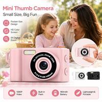 Mini caméra numérique de poche pour enfants, caméra portable pour enfants pour les voyages, les vacances, les photos et les vidéos en plein air
