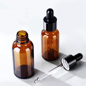 Flacon compte-gouttes en verre anti-corrosion 50 ml, protection UV, flacon compte-gouttes cosmétique ambré pour mélanges d'aromathérapie - Product Image 2