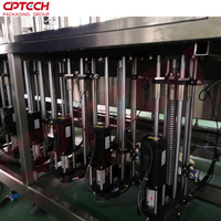 Machine de remplissage de parfum avec suivi et conception de buse de plongée pour bouteille en plastique à grande vitesse avec bouchon de pulvérisation ligne de remplissage