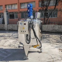 Mélangeur sous vide de colle blanche de l'acier inoxydable 304 1000L, homogénéisateur, réservoir de mélange de chauffage de pâte avec l'agitateur