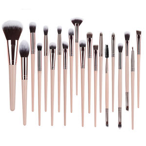 Super professionnel noir 20 pièces ensemble de pinceaux de maquillage cosmétique Cosmetiquera Brochas marque privée <span class=keywords><strong>Glam</strong></span> <span class=keywords><strong>Brush</strong></span> Kit bon prix - Product Image 3
