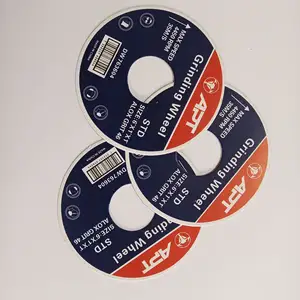 2021 di vendita caldo dischi da taglio dischi lamellari di carta nera Chrome etichette di carta