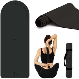 Tapete de Yoga de Corcho de 183 cm, Rectangular, Grosor Personalizado, Antideslizante, Resistente a las Manchas, Plegable, con Correa de Transporte para Yoga, Pilates y Ejercicio en Casa - Product Image 2