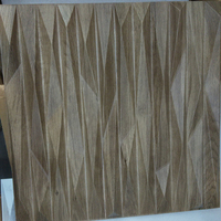 Panel dinding 3D untuk desain restoran Modern latar belakang tekstur kayu Solid