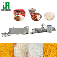 Ligne de production de riz synthétique nutritif extrudé, mélange multi-céréales enrichi en oligo-éléments, riz bionique à faible indice glycémique, machines de production