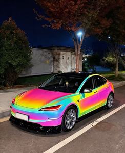 Film de protection de voiture en TPU changeant de couleur, de haute qualité, aux couleurs éclatantes et prismatiques, avec protection UV et IR, application sans bulles - Product Image 3