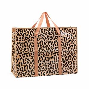 High-quality Non-woven Fabric Leopard Print Color Printed pp Woven Waterproof Shopping <b>Bags</b> - Product Image 1