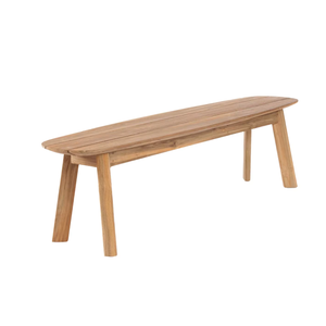 Banc en bois Mizuki, fabriqué en bois naturel massif, au design minimaliste scandinave, idéal pour les intérieurs de maisons modernes. - Product Image 2