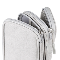 Organisateur de câbles de voyage, organiseur électronique, pochette portable imperméable à double couche, étui de rangement pour accessoires électroniques