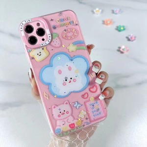 Brillante y translúcido de <span class=keywords><strong>segunda</strong></span> generación Glitter Drop Glue Painting Cell Phone Case para <span class=keywords><strong>iPhone</strong></span> para Samsung - Product Image 2