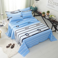 Vente en gros de draps housse en polyester 3D ensemble de draps de lit double/king size à régulation de température jetables pour un usage domestique
