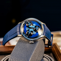 Montres automatiques mécaniques uniques et abordables pour hommes, montre homme lux, logo de marque personnalisé disponible, OEM