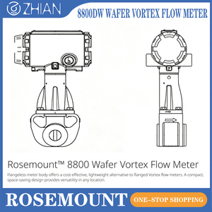 Débitmètre Emerson/Rosemounta 8800DW 8800 4-20mA HART pour la mesure du débit de gaz, de vapeur et de débit volumétrique - Product Image 4