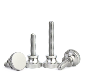 OEM Custom Round Knurled Steel Screws Stainless Steel Knurled Grip Thumb Screws Precision CNC <b>Fasteners</b> Supplier Factory Direct - Product Image 1