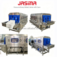 Laveuse automatique haute pression JASIMA pour caisses et plateaux en plastique, idéale pour l'agriculture industrielle - Vente chaude