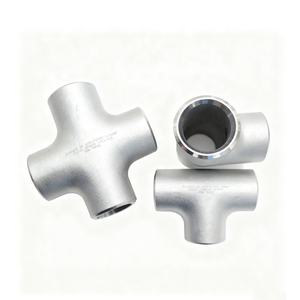 Asme b16.9 נירוסטה a403 wp304 316 חלקה בתחת חומצה 10 40 80 sch120 שווה טי טי טי - Product Image 4