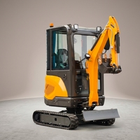 Mini-excavatrice sur chenilles compacte tout-terrain JIAHE 8016 de 1,6 tonne avec moteur Euro 5, boîte de vitesses, pompe et moteur de 10,2 kW, haute puissance de creusement, garantie 1 an