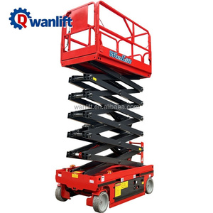 Wanlift CE Certified 6m-16m Electric Hydraulic Scissor Lift Alloy Steel Extendable Platform Self-Propelled Construction - Product Image 2