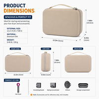 Étui de rangement EVA personnalisé pour appareils de coiffure, boîte spécialisée pour outils de salon professionnels, pochette de rangement EVA