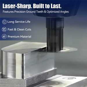 100mm * 6.97mm * 25.4mm 42T rắn cacbua vonfram Lưỡi cưa cắt đĩa cho nhôm thép không gỉ và kim loại màu - Product Image 5