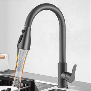 Meistverkaufte Gourmet-Luxus-Smart-Wasserfall-Küchenarmatur aus 304 Edelstahl mit Ausziehfunktion - Product Image 1
