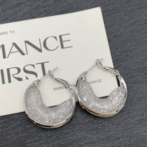 Simple Fashionable Personalized <strong>Gold</strong> <strong>Ring</strong> <strong>Ear</strong> Buckle Exquisite Earrings - Product Image 4