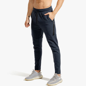 Nouvel arrivage de pantalons de survêtement confortables en polaire pour hommes, avec cordon de serrage, droite, style décontracté, design teint uni - Product Image 1