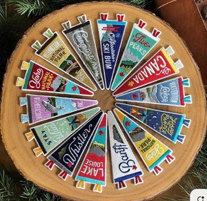 Banners triangulares de fieltro universitario de impresión digital portátil personalizables profesionales - Product Image 5