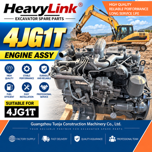 Conjunto de Motor Diésel 4JG1T para Excavadora Isuzu, Unidad de Potencia de Repuesto, Piezas de Maquinaria de Construcción - Product Image 3
