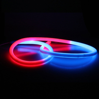 Lampu Hias 360 Derajat Diameter 18mm PVC IP65 Pixel RGB 5050 SMD SPI DMX Program Dekorasi Natal LED Strip Neon Tube