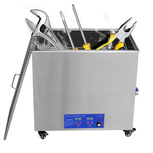 La machine industrielle 38 de nettoyage ultrasonique d'acier inoxydable litres 40kHz partie l'injecteur automatique de moteur de joint - Product Image 1