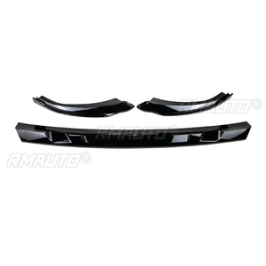 Kit carrosserie tuning noir brillant/aspect carbone ABS : lèvre de pare-chocs avant, spoiler, séparateur, diffuseur pour Kia EV6 GT GT-line 2021 2022 2023 - Product Image 3