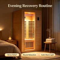 Cabina de Sauna con Selección de Madera Premium, Paneles de Vidrio sin Juntas, Controles Digitales e Interior Personalizado para Proyectos Residenciales de Lujo