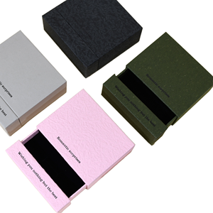 Custom Logo Luxury Sliding Drawer Paper <b>Ring</b> Jewelry <b>Box</b> Bracelet Necklace Earring Gift Wrap Storage Jewelry <b>Box</b> - Product Image 2