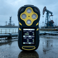 Détecteur de gaz portable 4-en-1 (NO2) pour l'extraction pétrolière, les cantines, les entrepôts et les salles de stockage