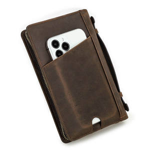 Оптовая продажа: Кожаный семейный органайзер для паспортов и документов, дорожный чехол-клатч для карт и телефона с RFID-защитой от потери - Product Image 2