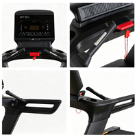 Caminadora Comercial Lofit, 3HP Continuos, 7HP para Motor de Accionamiento Vectorial, Inclinación de 0-20°, Pantalla LED, Banda Antiestática, 1-20 km/h