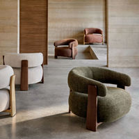 Sillón Chesterfield de Madera Maciza Estilo Crema, Diseño Moderno, Relleno de Esponja, Reclinable, Cuero PU, Uso Hospitalario, Pequeño, Estilo Japonés