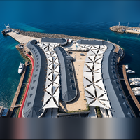 Structure de membrane tendue en PVDF pour auvent de bord de mer, voile d'ombrage triangulaire, pare-soleil, vente en gros, sur mesure