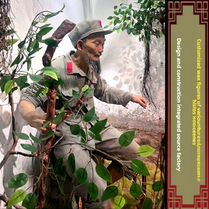 Figurine en résine réaliste rouge pour les expositions de musées historiques et de halls commémoratifs, modélisée à la main, pour l'affichage en intérieur - Product Image 2