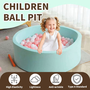 <span class=keywords><strong>Piscine</strong></span> <span class=keywords><strong>à</strong></span> balles ronde pliable en mousse souple pour tout-petits, parc de jeu intérieur unisexe avec balles océaniques, ensemble de jeu pour enfants - Product Image 4